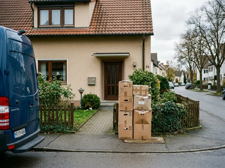 Umzugstransporter und Ausstattung von MA Umzüge im Einsatz